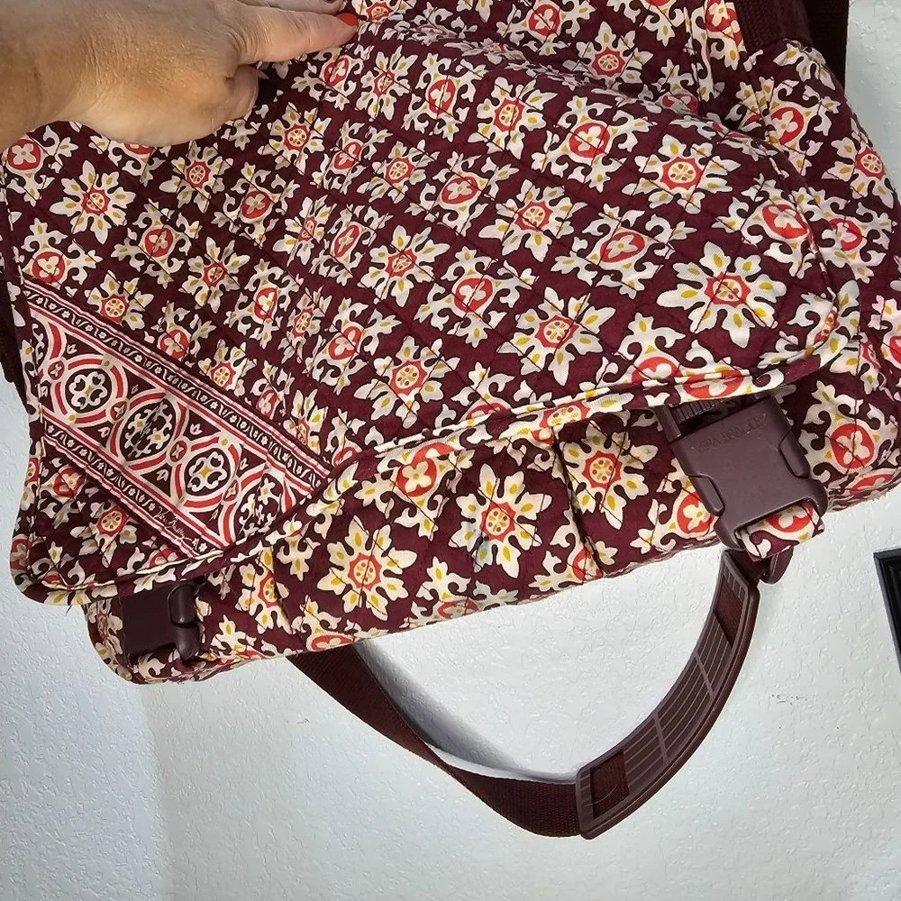 Vera Bradley Book/Computer bag, small tear and ink stain on bottom,  not noticea